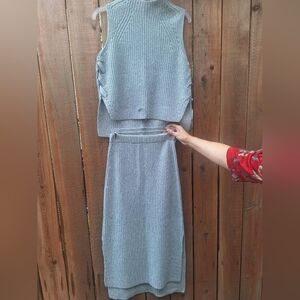 Cynthia Rowley Knit Top And Skirt.